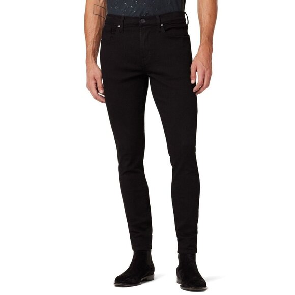 Hudson Men's Zev Skinny Fit Jeans Black Size 40 MSRP $89 - Picture 1 of 2